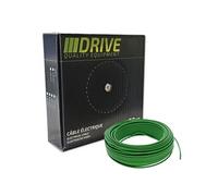 fil electrique souple boite de 50 metres de section 1 mm² vert -