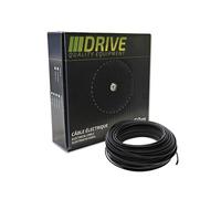 fil electrique souple boite de 50 metres de section 4 mm² noir -