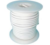 Fil électrique souple de couleur blanche section 1,5mm² - L: 7,6mètres