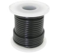 Fil électrique souple de couleur noire section 1,5mm² - L: 7,6mètres