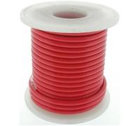 Fil électrique souple de couleur rouge section 1,5mm² - L: 7,6mètres