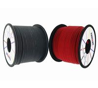 Fil électrique TUOFENG 20 AWG [Fil noir de 61 mètres et fil rouge de 61 mètres] Fil de silicone flexible Fil toronné de calibre 20 Bobine de câble en cuivre étaméq