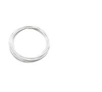 Fil Électronique 28AWG Cuivre Étamé Multibrins 1m | Cuivre étamé multibrin flexible, isolation blanche, format 1m