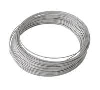 Fil en acier inoxydable 304 0,5 mm Calibre 24 15 m Fil artisanal pour la fabrication de bijoux, Bailing, sculpture et formation de bonsaï, résistant à la rouille et durable