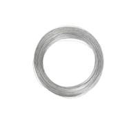 Fil en acier inoxydable 304 0,8 mm 50 m en acier inoxydable solide nu fil d'arrimage en fer doux antirouille pour travaux manuels