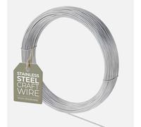 Fil en acier inoxydable 304 - 1 mm - Calibre 18 - 4 m - Pour la fabrication de bijoux, la sculpture et la formation de bonsaï - Résistant à la rouille et durable - Plusieurs calibres