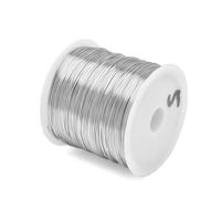Fil en acier inoxydable de calibre 20, 22, 24, 28, pour la fabrication de bijoux, projets artisanaux, fournitures de recherche de bijoux, 130 à 328 pieds