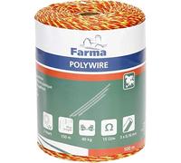 Fil en acier inoxydable pour clôture électrique 3 x 0,16 mm, longueur 500 m