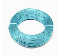 Fil en aluminium flexible pour loisirs créatifs - 280 m/250 g - 0,6 mm - Pour perles, bijoux, loisirs créatifs (turquoise foncé)