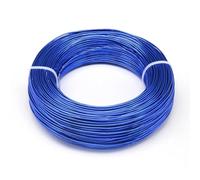 Fil en aluminium flexible pour loisirs créatifs - 500 g - 0,6/1,2/3 mm - Pour fabrication de bijoux (bleu roi, 1 mm, 200 m)
