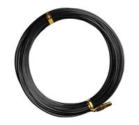 Fil en aluminium noir, fil métallique, fil de bricolage, 1 mm × 30 m, soudage en aluminium, fil de fixation, convient pour le jardinage et les travaux manuels