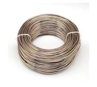 Fil en aluminium pour loisirs créatifs - 280 m/250 g - 0,5 à 0,6 mm - Pour la fabrication de bijoux - Noir/doré/argenté - Camel