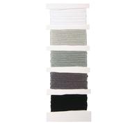 Fil En Coton Stitchetknot, 5 Couleurs Chaque 10m En , Gris Granite