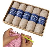 Fil en fibres naturelles - Fil à crochet chaud et chaud - Laine d'alpaga - Fil à tricoter - Fil mixte - Fil artisanal polyvalent - Fil pour bébé - Laine mélangée - Fil à tricoter fait à la main