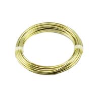 Fil en Laiton Fil de laiton massif 1 à 100m, 0.1mm .2mm .3mm .4mm .5mm .6mm .7mm .8mm 2.0mm 3(1.5mm x5m)