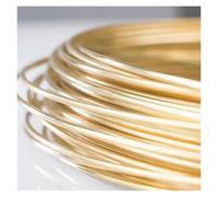 Fil en Laiton Fil nu rond en laiton for artisanat 0.3 .4 .5 .6 .7 .8 .9 1 .2 6mm(1.2mmx1m)