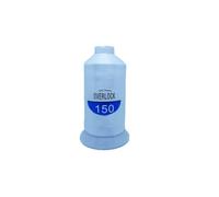 FIL EN MOUSSE SURJET - Cône de fibres de polyester durables, idéal pour les machines à surjeter et la confection de vêtements élastiques, polyamides, tissus flexibles, 225 g (Blanc)