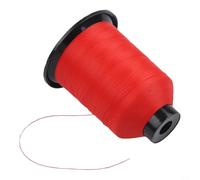 Fil en nylon 150D pour fixation d'anneau de guidage de canne à pêche, idéal pour la construction, la réparation et la réinstallation du guide (rouge)