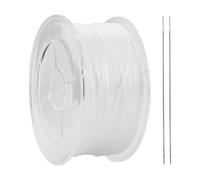 Fil en nylon transparent - 200 m - 0,2 mm - Fil invisible - Ruban de suspension - Fil en nylon résistant à la déchirure - Fil de perles transparent - A1 - Avec aiguille à perles