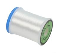 Fil en plastique 75D pour la pêche à la mouche, y compris les nervures, le fouet et le support d'adhérence au ciment (140D blanc)