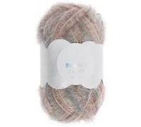 Fil éponge vaisselle à tricoter CREATIVE BUBBLE PRINT multicolore - Rico Design(...) - 01 Rose 01 Rose G