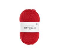 Fil exceptionnel à tricoter Essentials Baby Alpaca & Merino - Rico Design(...) - 05 Rouge 05 Rouge
