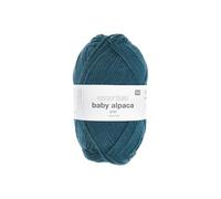 Fil exceptionnel à tricoter Essentials Baby Alpaca & Merino -(...) - 08 Bleu pétrole