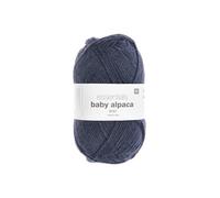 Fil exceptionnel à tricoter Essentials Baby Alpaca & Merino - Rico Design 09 Bleu marine - 09 Bleu marine 09 Bleu marine