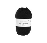 Fil exceptionnel à tricoter Essentials Baby Alpaca & Merino - Rico Design(...) - 12 Noir 12 Noir