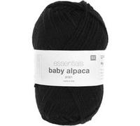 Fil exceptionnel à tricoter Essentials Baby Alpaca & Merino - Rico Design(...) - 12 Noir 12 Noir G