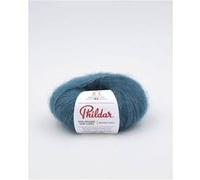 Phildar - Pelote de Laine Phil Mohair Soie Lurex - Laine à Tricoter - 14% Soie,78% Kid Mohair,4% Polyamide,4% Polyester Metallise - Aiguille n°5 - Couleur Canard