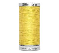 Fil Extra Fort 100% Polyester Gutermann, Lot De 5 Bobines De 100m - Att 327 - Jaune Banane
