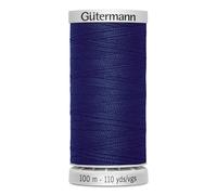 Fil Extra Fort 100% Polyester Gutermann, Lot De 5 Bobines De 100m - Att 339 - Bleu Très Foncé