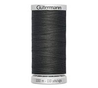 Fil Extra Fort 100% Polyester Gutermann, Lot De 5 Bobines De 100m - Att 36 - Gris Fer Fonc