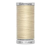 Fil Extra Fort 100% Polyester Gutermann, Lot De 5 Bobines De 100m - Att 414 - Écru