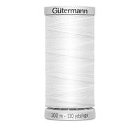 Fil Extra Fort 100% Polyester Gutermann, Lot De 5 Bobines De 100m - Att 800 - Blanc