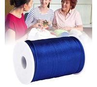 Fil Extra Fort En Polyester, Cordon De Satin En Nylon, Fil De Décoration De Nouage Chinois 100yd/ 300ft 2.5mm Pour Collier Bracelet Perles Macramé(bleu Royal)