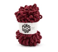 Fil Fantaisie À Tricoter Pingo Cool - 100gr - Pingouin. Color : Grenat Rouge Rouge