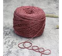 fil,fil pour le crochet, Rouleau de fil doré et argenté, 100 g/rouleau, fil brillant, fil métallisé for Crochet, cordon à tricoter tissé à la main, accessoires d'artisanat de décoration(11DarkSkinPink