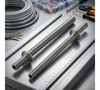 Fil fileté, extracteur de câble à ressort souple avec guide en acier, ruban flexible pour électricien pour cavité murale de conduit (A)