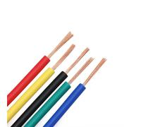 Fil flexible en cuivre toronné, Fil électrique isolé en cuivre sans oxygène carré 0,3-1,5 mm multicolore 5 mètres(Green,Square 0.75mm)