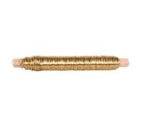 Fil Floral, En Vrac, Or, 0,55 Mm Ø, Rouleau Bois 100 G