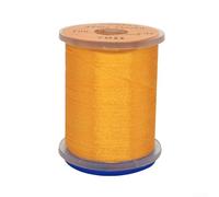 Fil fluorescent en nylon 70D pour la fabrication de mouches et la formation du corps de mouche, longueur de 100 m par bobine, conçu pour la préparation de la pêche à la mouche (orange foncé)