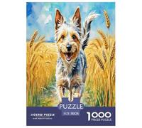 Fil Fox Terrier Puzzle 1000 Pièces Educa Jouet en Bois Cadeau Unique De l'art De La Décoration Jeu Éduchatif Challenge Toy Adultes & Enfants des 14 Ans 38x26cm/1000pcs