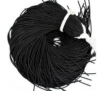 Fil français pour la fabrication de bijoux et la broderie, 1 mm, finition mate, couleur noire et dorée (100 g)