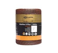 Gallagher - Vidoflex 9 TurboLine Plus (terra, 1000 mètre) - Conducteurs de clôture électrique - Fil synthétique