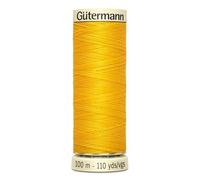 Gütermann Fil à coudre 100% polyester 1 bobine 100 m Jaune doré (0106)