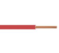 Generique Fil électrique H07VU 1,5 mm² en couronne 100 m Rouge