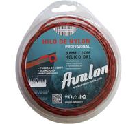 Fil hélicoïdal en Nylon Universel pour débroussailleuse et Tondeuse (3 mm x 15 m)
