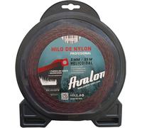Fil hélicoïdal en Nylon Universel pour débroussailleuse et Tondeuse (3 mm x 55 m)